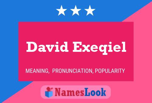 David Exeqiel 名字海报