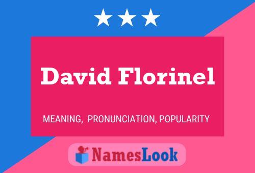 David Florinel 名字海报