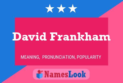 David Frankham 名字海报