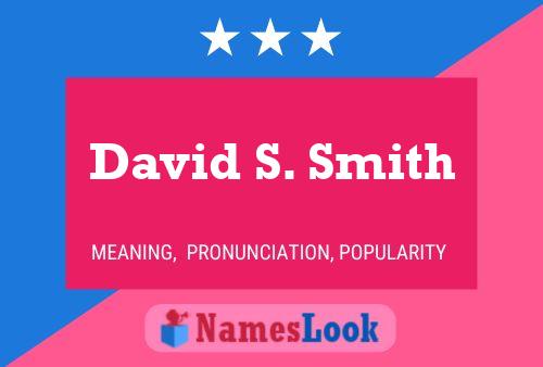 David S. Smith 名字海报