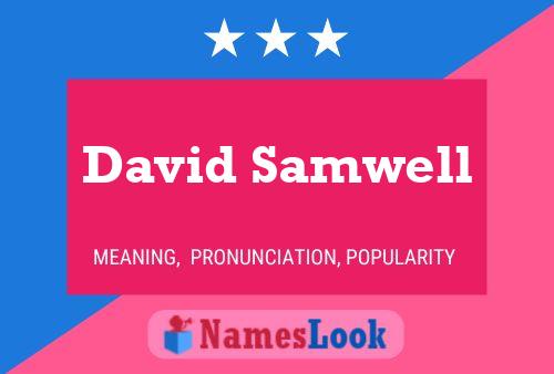 David Samwell 名字海报