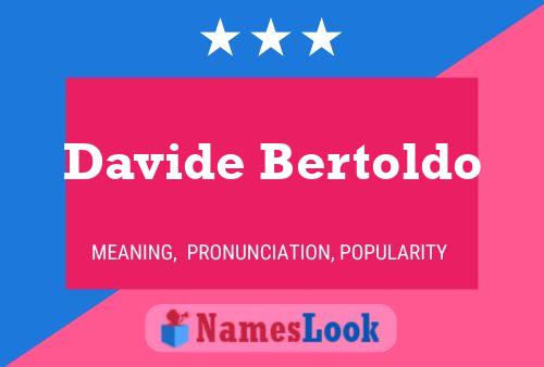 Davide Bertoldo 名字海报