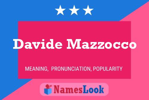 Davide Mazzocco 名字海报