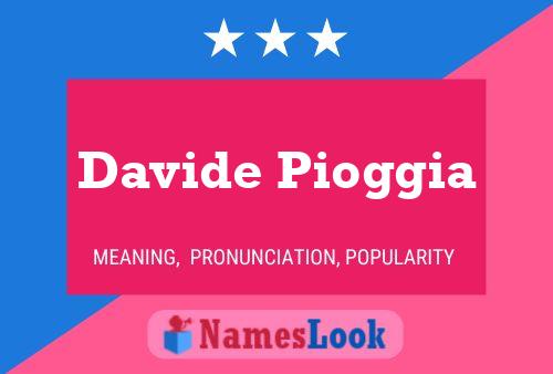 Davide Pioggia 名字海报