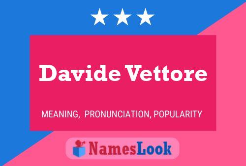 Davide Vettore 名字海报