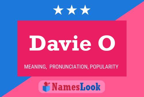 Davie O 名字海报