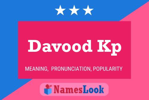 Davood Kp 名字海报