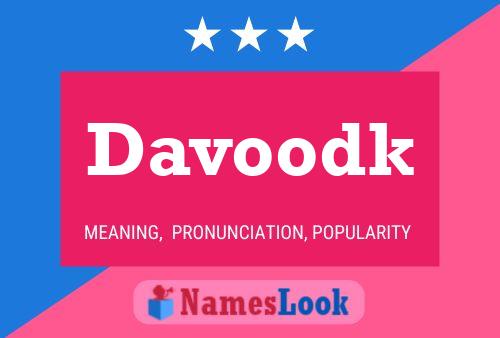 Davoodk 名字海报