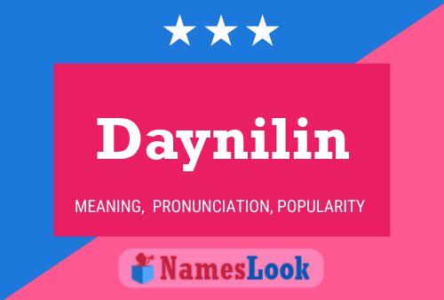 Daynilin 名字海报