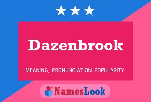 Dazenbrook 名字海报