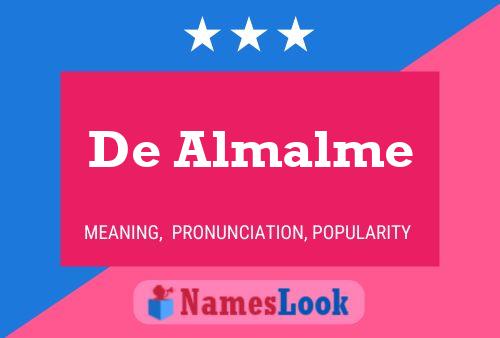 De Almalme 名字海报