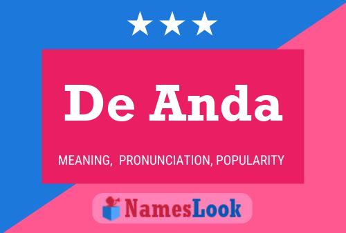 De Anda 名字海报