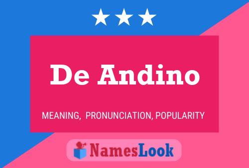 De Andino 名字海报