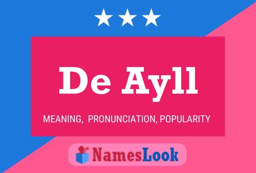 De Ayll 名字海报