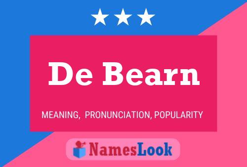 De Bearn 名字海报