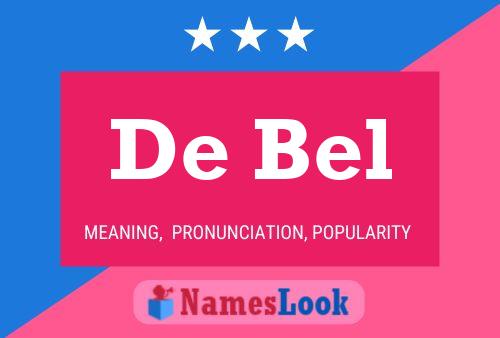 De Bel 名字海报