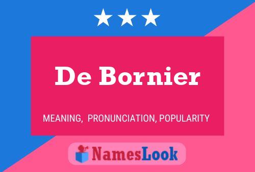 De Bornier 名字海报