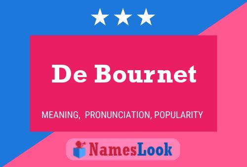 De Bournet 名字海报