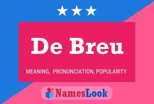 De Breu 名字海报