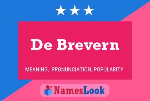 De Brevern 名字海报