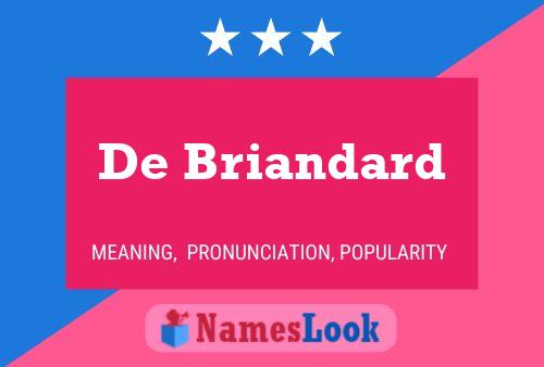 De Briandard 名字海报