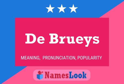 De Brueys 名字海报