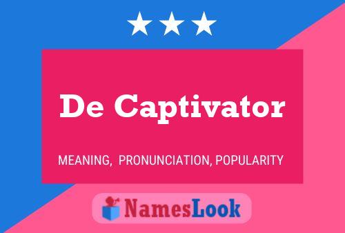 De Captivator 名字海报