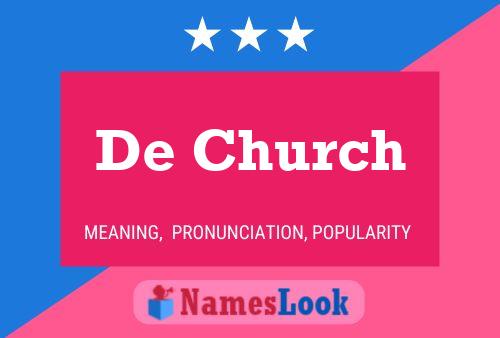 De Church 名字海报