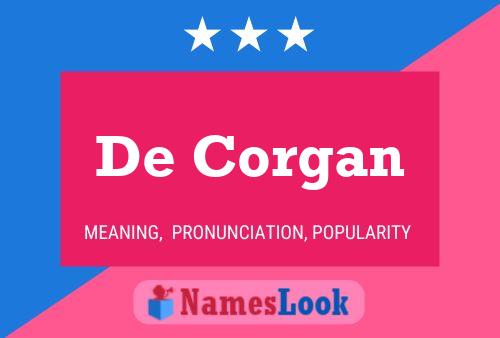 De Corgan 名字海报