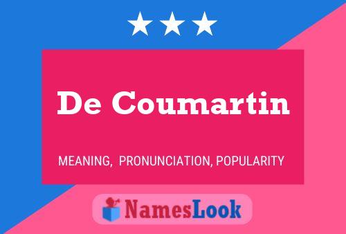 De Coumartin 名字海报