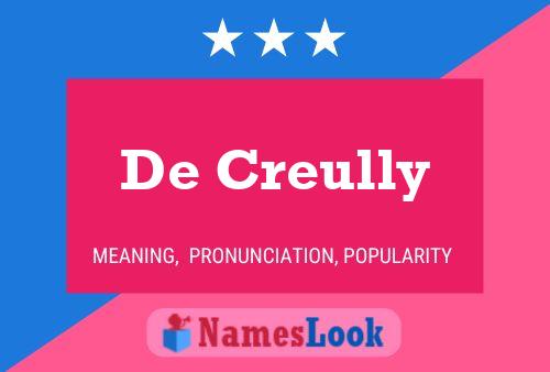 De Creully 名字海报