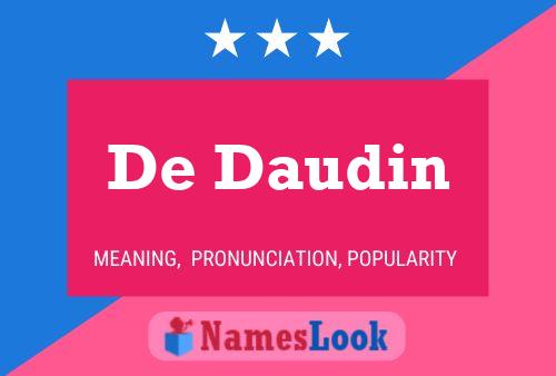 De Daudin 名字海报