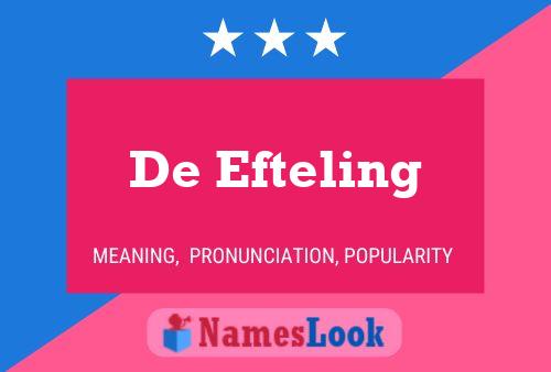 De Efteling 名字海报