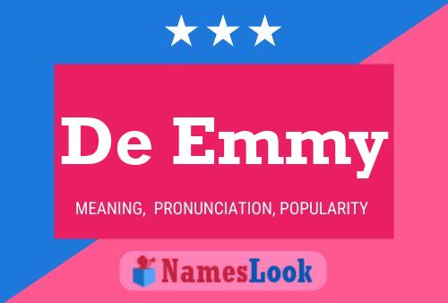 De Emmy 名字海报