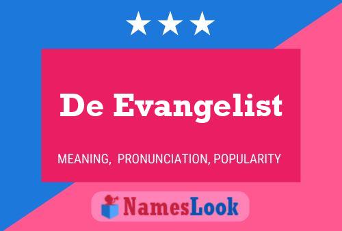 De Evangelist 名字海报