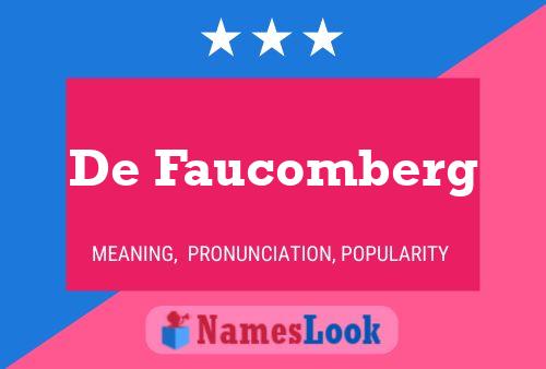 De Faucomberg 名字海报