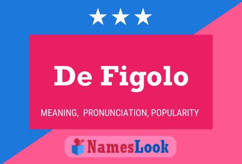 De Figolo 名字海报