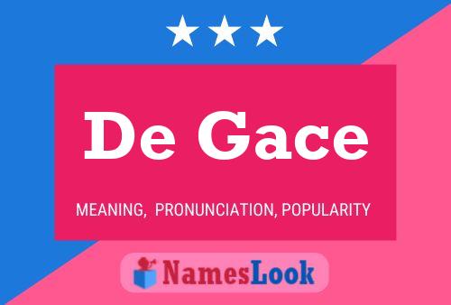 De Gace 名字海报