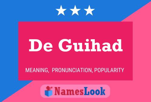 De Guihad 名字海报