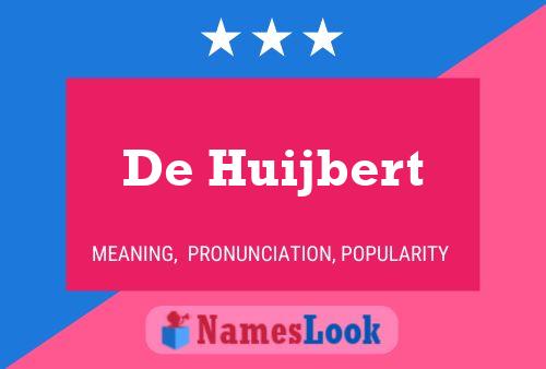 De Huijbert 名字海报