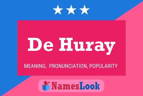 De Huray 名字海报