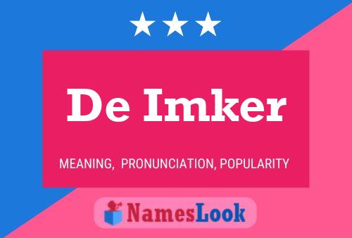 De Imker 名字海报