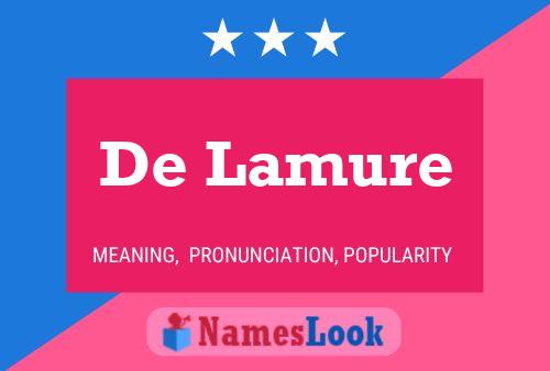 De Lamure 名字海报