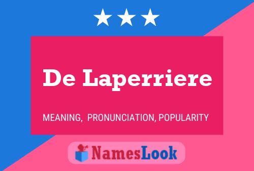 De Laperriere 名字海报