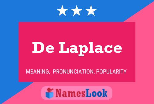 De Laplace 名字海报