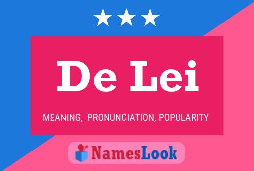 De Lei 名字海报