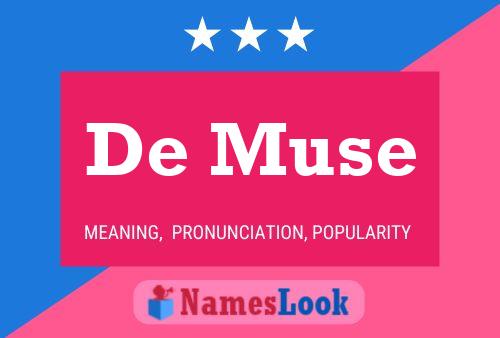 De Muse 名字海报