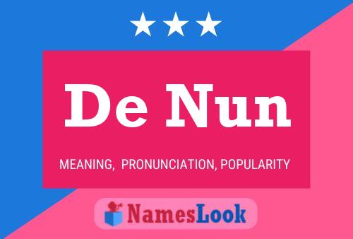 De Nun 名字海报