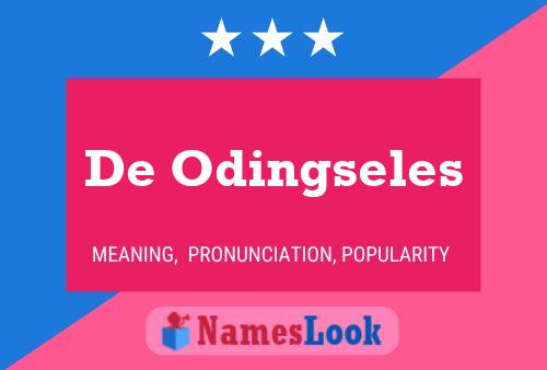 De Odingseles 名字海报