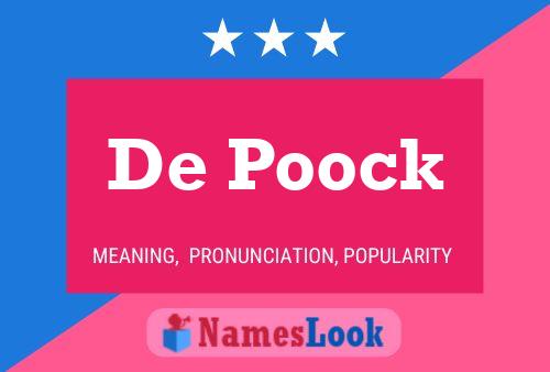 De Poock 名字海报